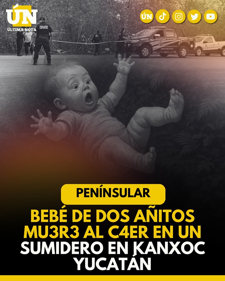 No resistió el camino: mu3r3 un niño de 2 años tras caer en un sumidero en Kanxoc