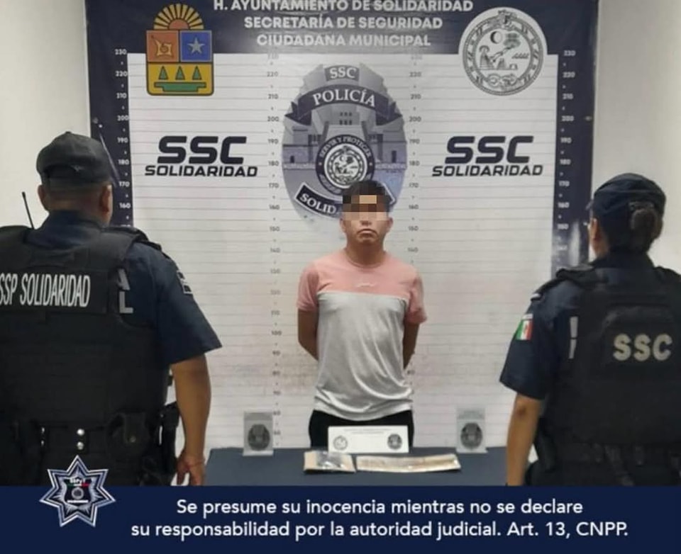 Detienen a sujeto en Villas del Sol por agr3dir y amen4zar con cuch1ll0 a su pareja