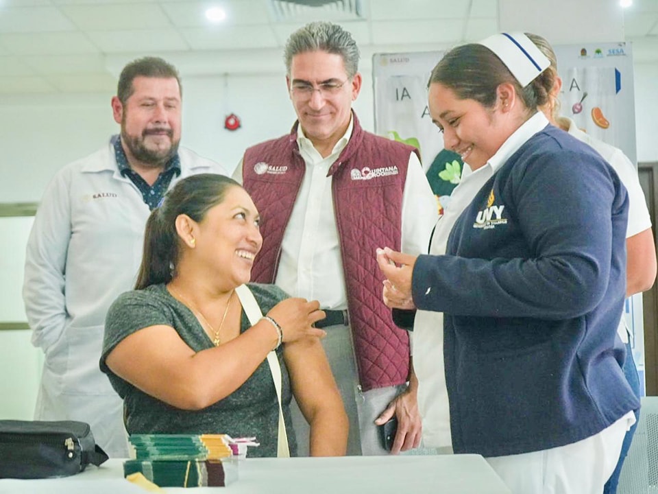 Avanza Semana Nacional de Vacunación en Quintana Roo: SESA