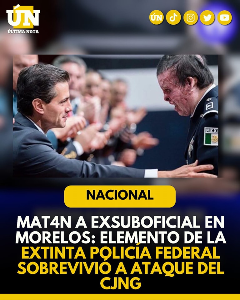 As3s1n4n a suboficial sobreviviente de at4qu3 del CJNG en Morelos