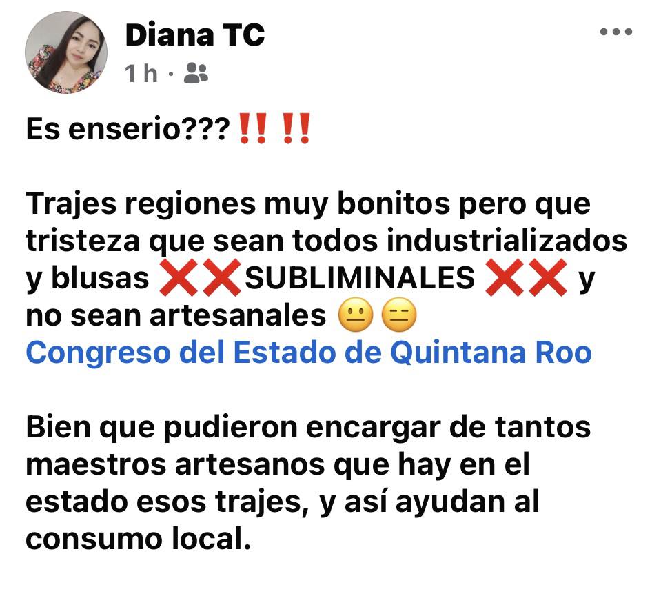 Se la voló el Congreso del Estado de Quintana Roo: Artesanos de la Zona Maya critican el uso de trajes industrializados en el Parlamento Infantil