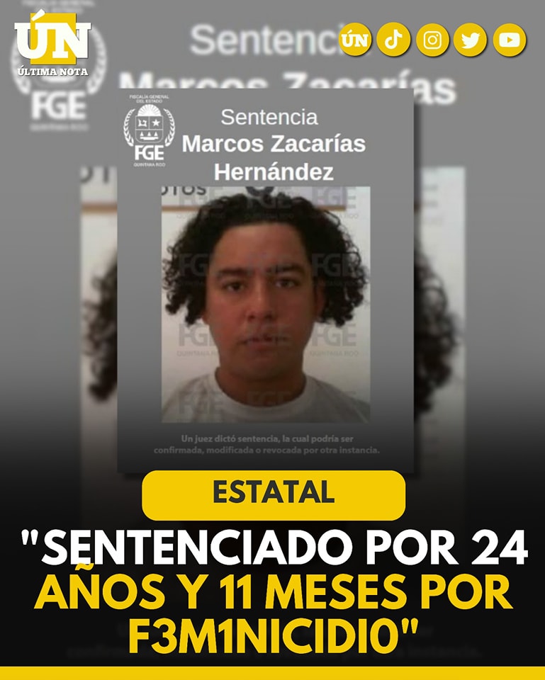 24 años de prisión para sujeto que intentó priv4r de la vid4 a su expareja en Playa del Carmen
