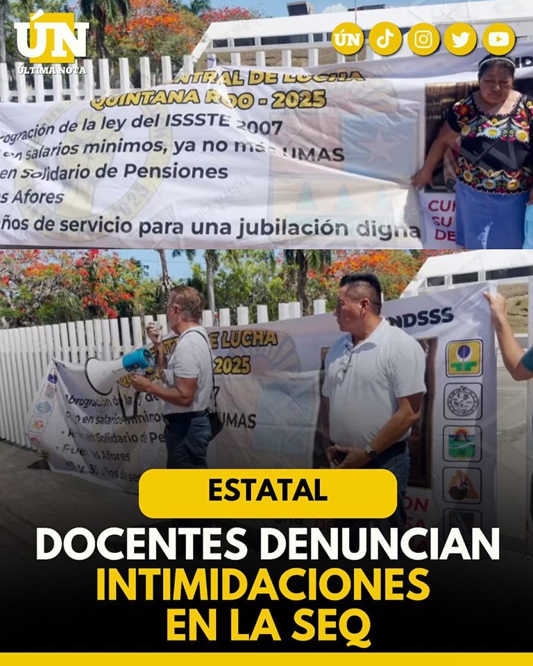 Docentes del Comité Central de Lucha exigen a la SEQ frenar intimidaciones y esclarecer 4m3nazas de sanciones