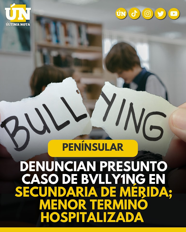 Denuncian presunto caso de bully1ng en secundaria de Mérida; menor terminó hospitalizada