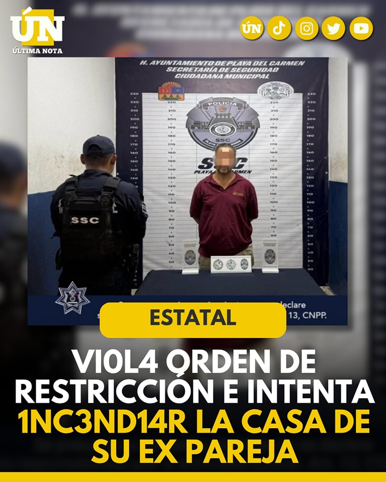 V10l4 orden de restricción e intenta inc3ndi4r la casa de su expareja