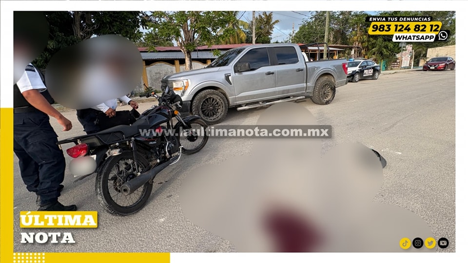 Gr4ve 4ccid3nte en la calle 66 deja a motociclista con l3si0nes severas