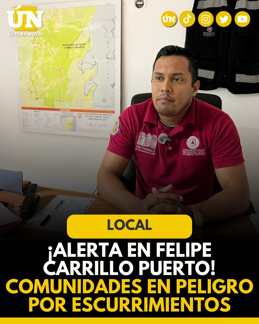 ¡Alerta en Felipe Carrillo Puerto! Comunidades en peligro por escurrimientos