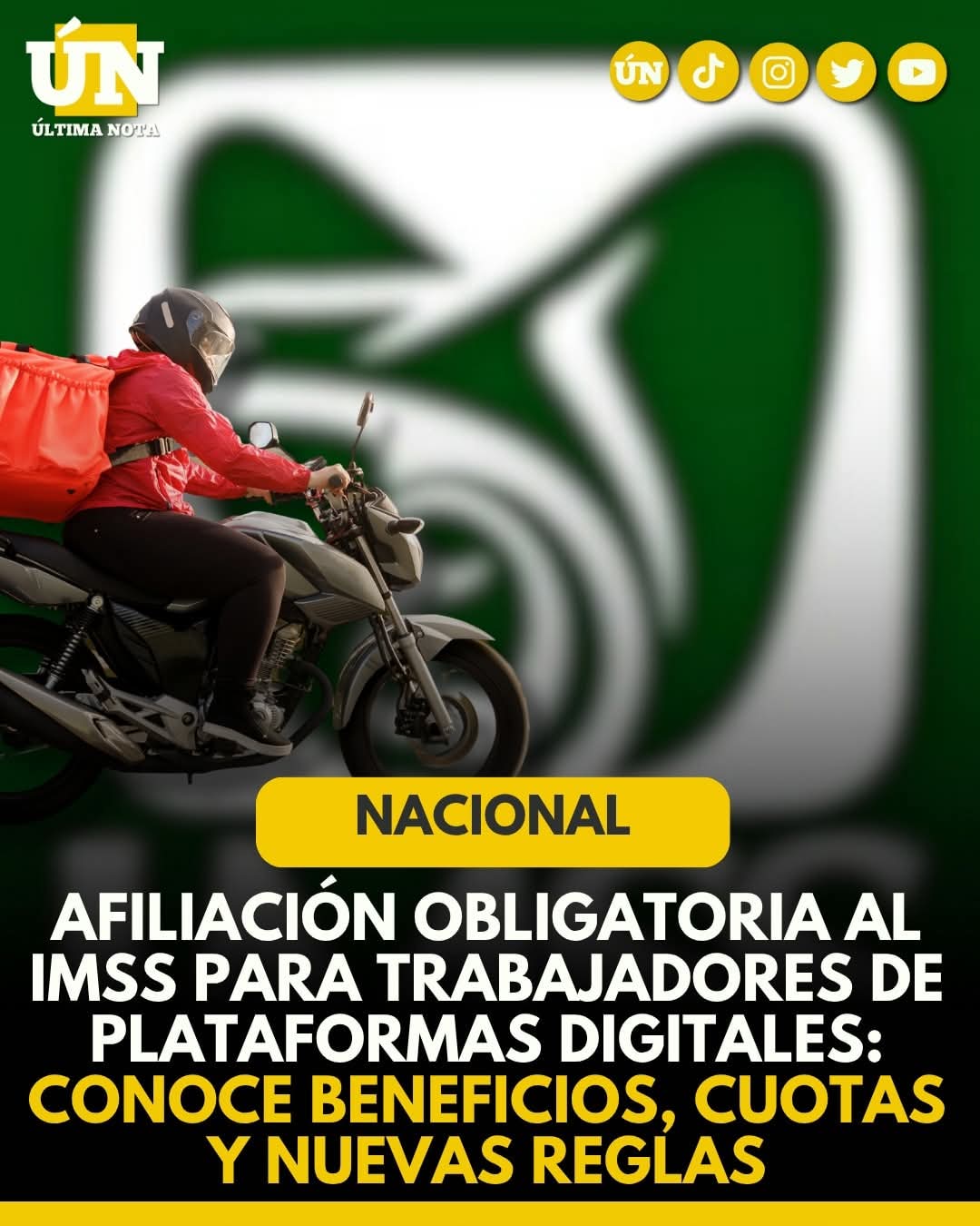 Afiliación obligatoria al IMSS para trabajadores de plataformas digitales: conoce beneficios, cuotas y nuevas reglas.