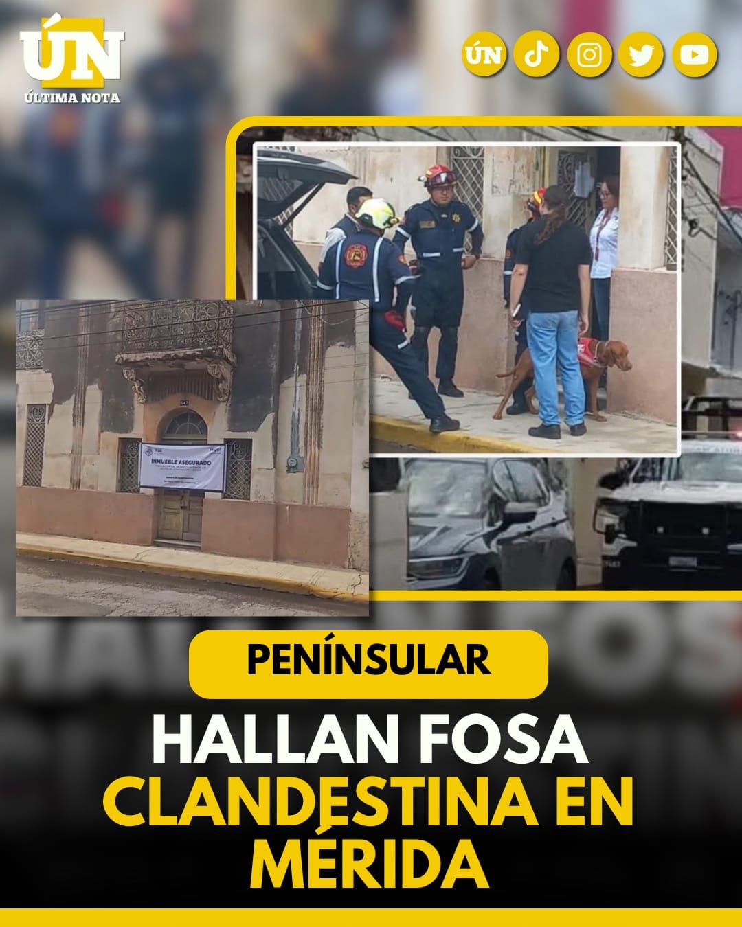 LOCALIZAN F0SA CLANDESTINA EN PLENO CENTRO HISTÓRICO DE MÉRIDA