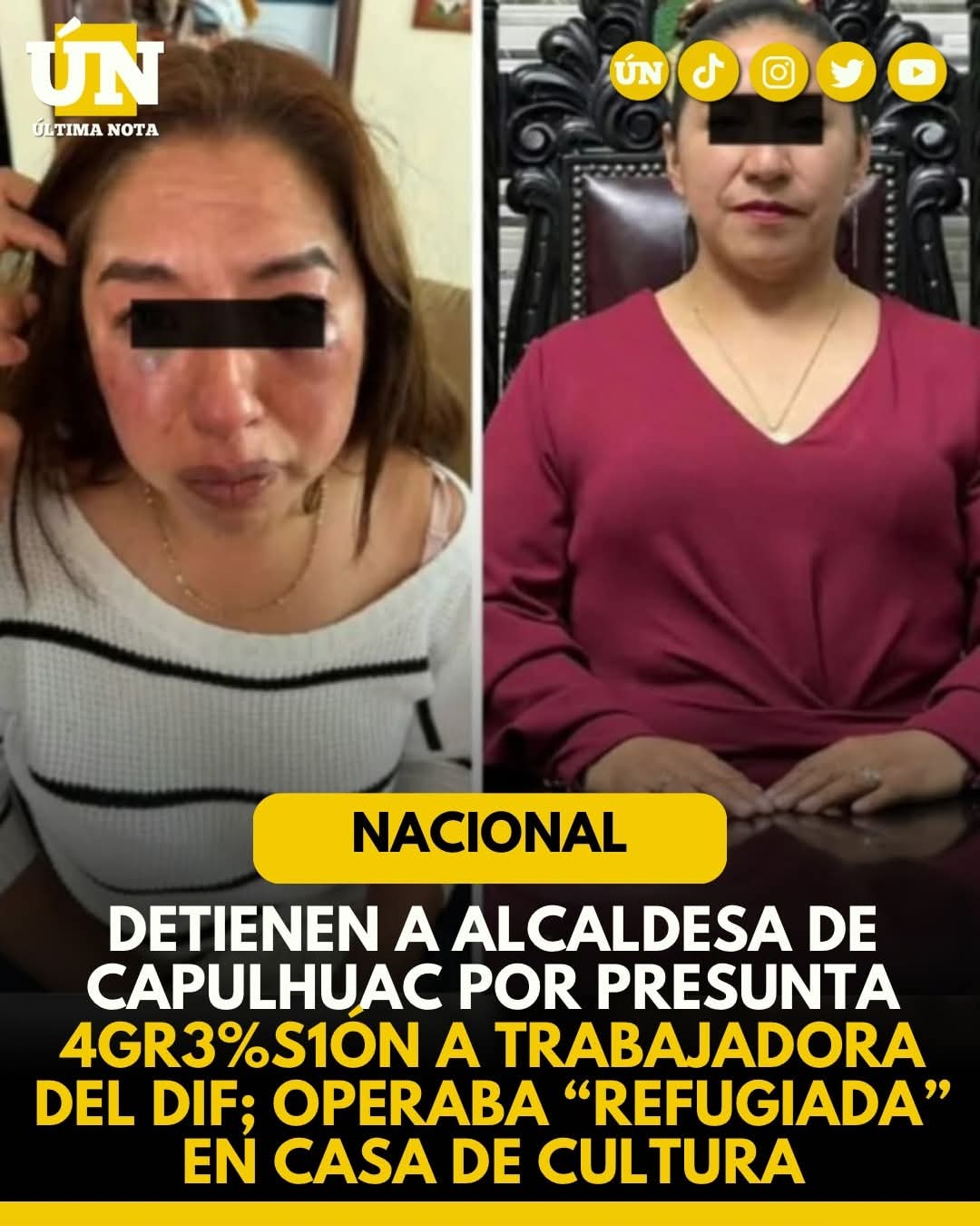 Detienen a alcaldesa de Capulhuac por presunta 4gr3si0n a trabajadora del DIF; operaba “refugiada” en Casa de Cultura .