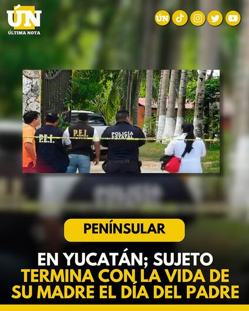 En Yucatán; Sujeto termina con la v1d4 de su madre el Día del Padre