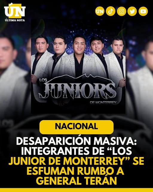Desaparición masiva: Integrantes de “Los Junior de Monterrey” se esfuman rumbo a General Terán