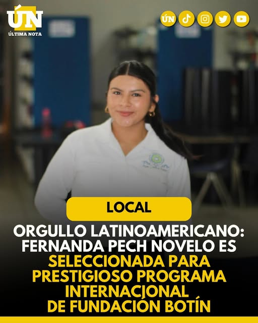 Orgullo latinoamericano: Fernanda Pech Novelo es seleccionada para prestigioso programa internacional de Fundación Botín