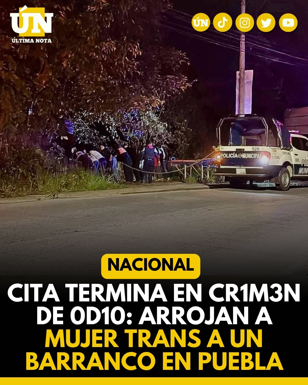 Cita termina en cr1m3n de 0d10: arrojan a mujer trans a un barranco en Puebla