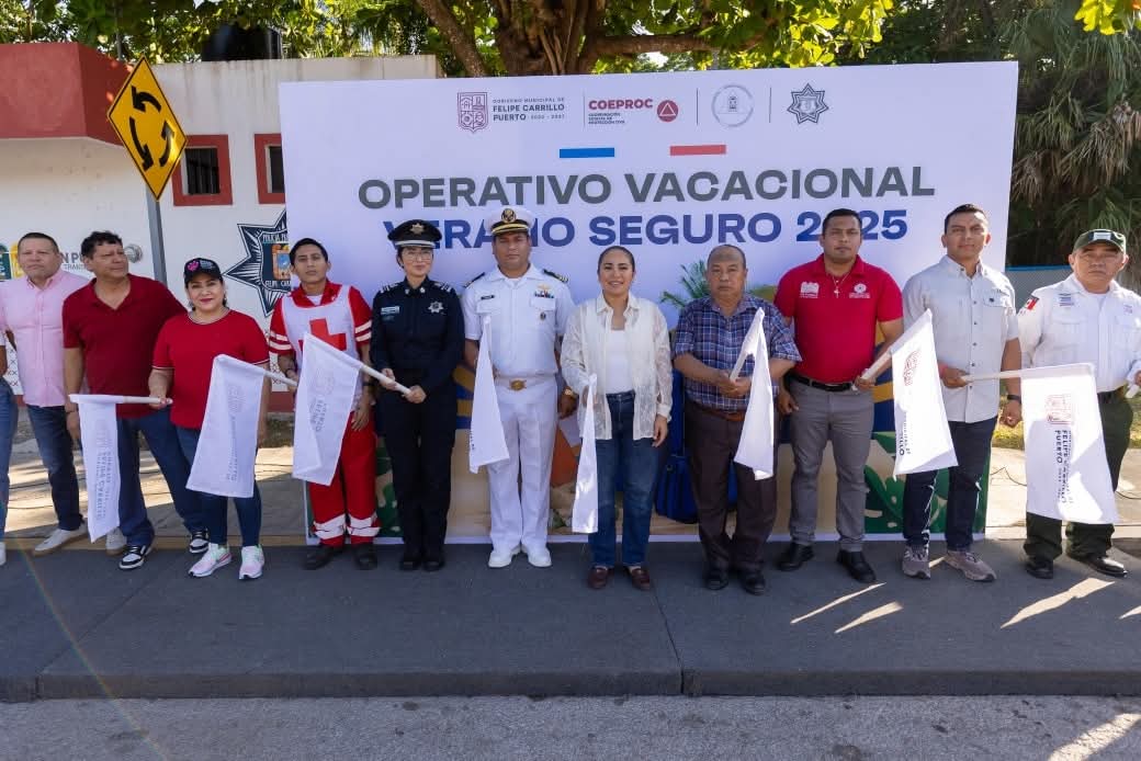 Mary Hernández activa operativo vacacional “Verano Seguro 2025”.