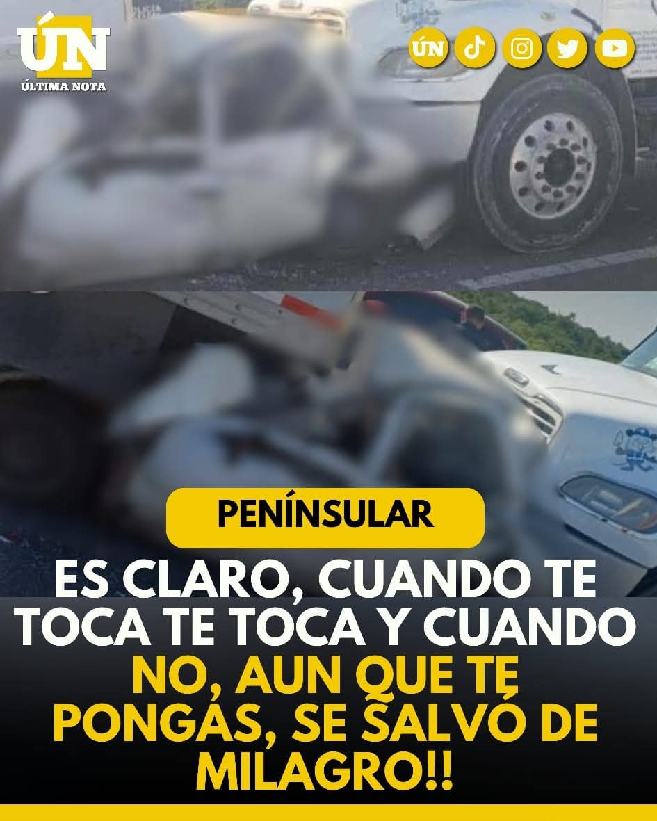 MILAGRO EN EL PUENTE DE LOS HÉROES: CONDUCTOR DE TSURU SE SALVA DE LA MUERTE.