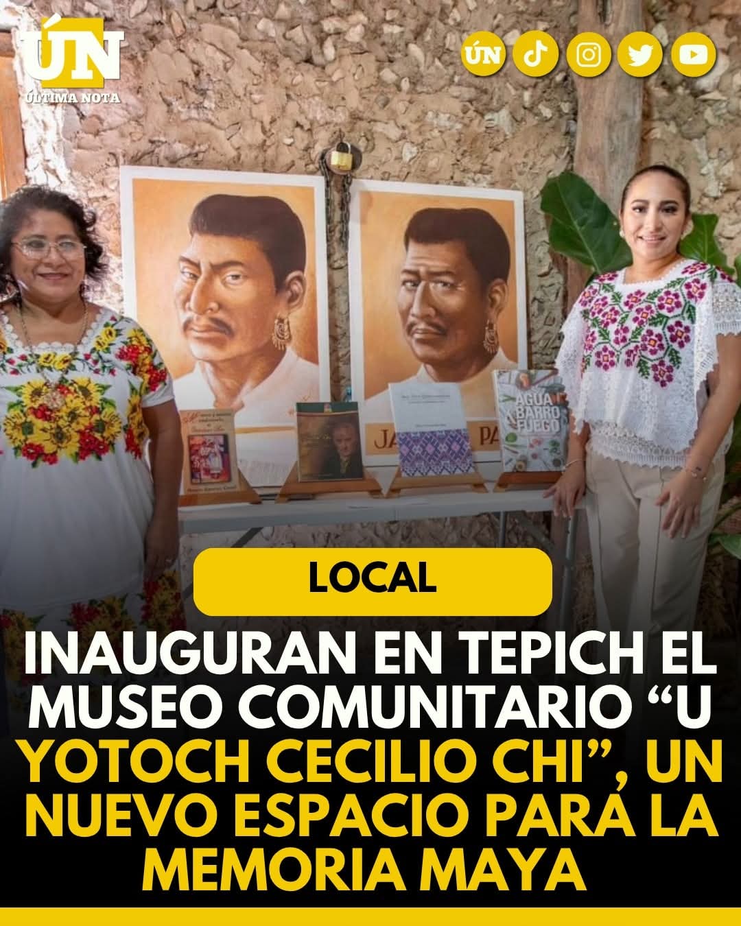 Inauguran en Tepich el museo comunitario “U Yotoch Cecilio Chi”, un nuevo espacio para la memoria maya.