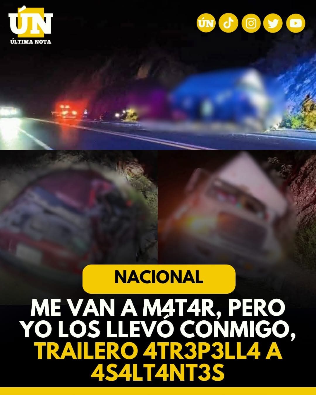 “¡ME VAN A M4T4R, PERO USTEDES SE VAN CONMIGO!”: TRAILERO ENFRENTA A D3LINCU3NT3S EN PLENA CARRETERA.