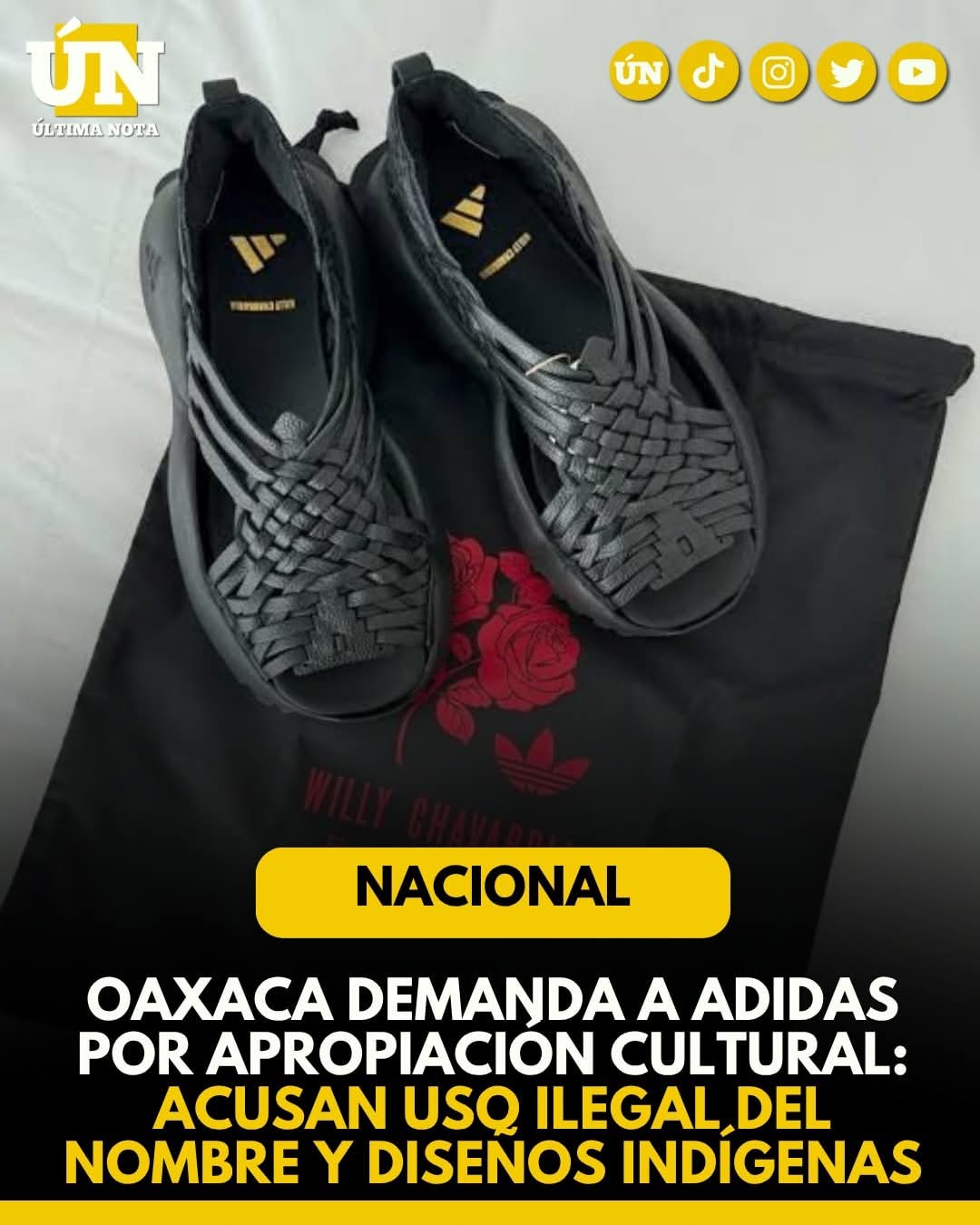 Oaxaca demanda a Adidas por apropiación cultural: acusan uso ilegal del nombre y diseños indígenas.