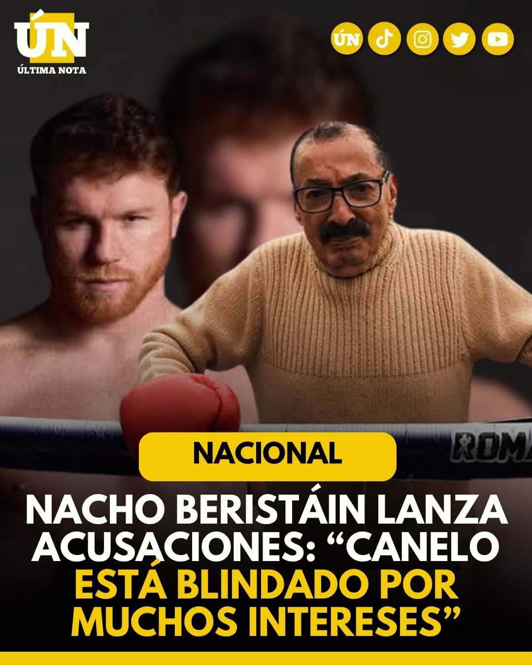Nacho Beristáin lanza acusaciones: “Canelo está blindado por muchos intereses”.