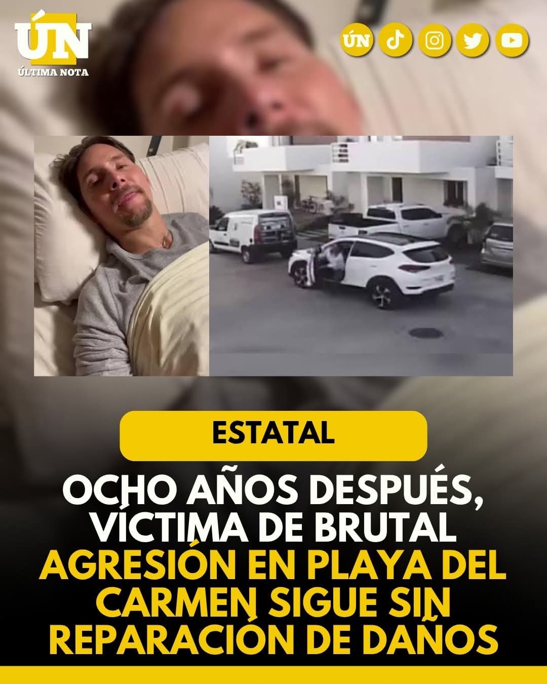 Ocho años después, víctima de brut4l 4gr3si0n en Playa del Carmen sigue sin reparación de daños.