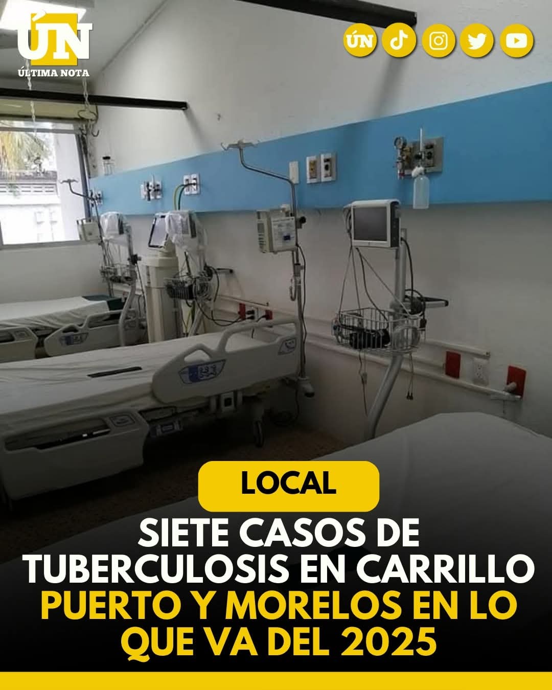 Siete casos de tuberculosis en Carrillo Puerto y Morelos en lo que va del 2025.