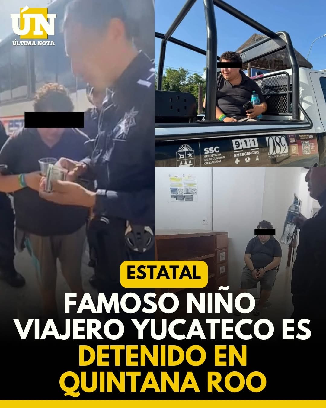 Yucateco conocido como “Niño Viajero de Valladolid” es detenido en Quintana Roo tras polémico robo.