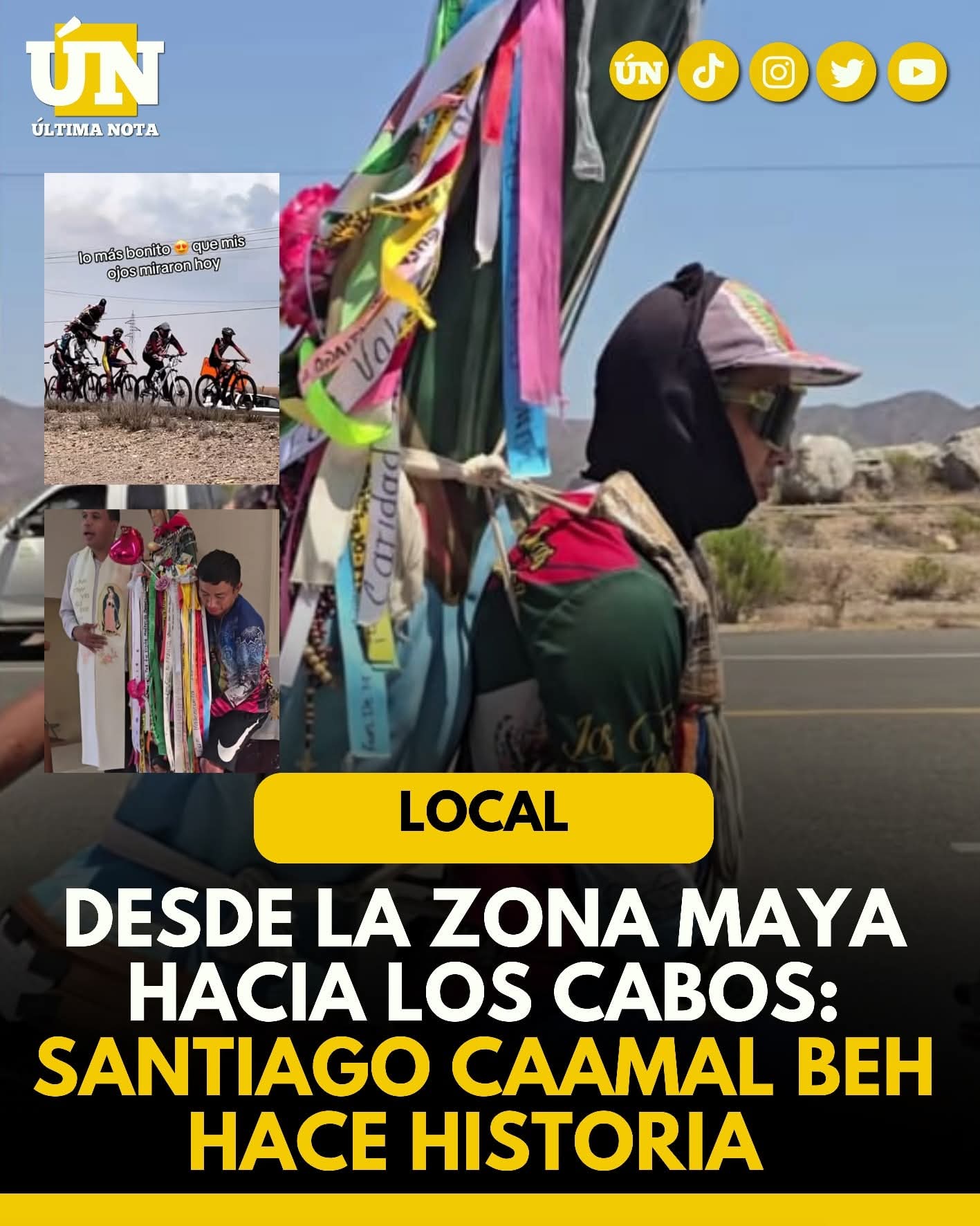 Desde la Zona Maya hacia Los Cabos: Santiago Caamal Beh hace historia.