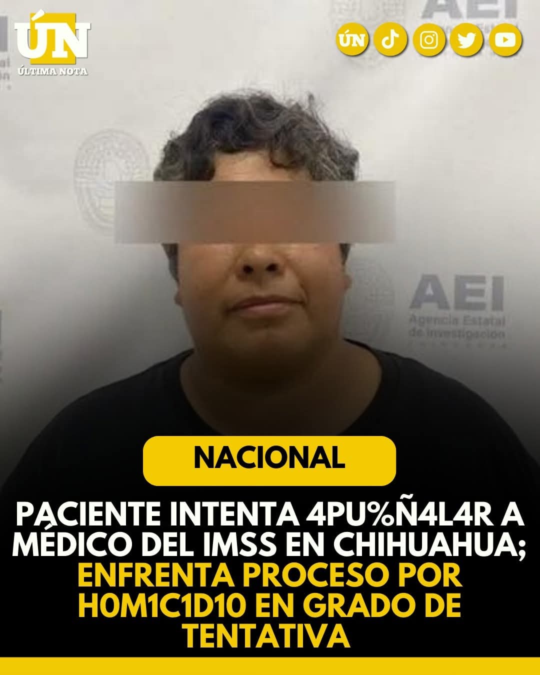 Paciente intenta 4puñ4l4r a médico del IMSS en Chihuahua; enfrenta proceso por h0m1c1d10 en grado de tentativa.