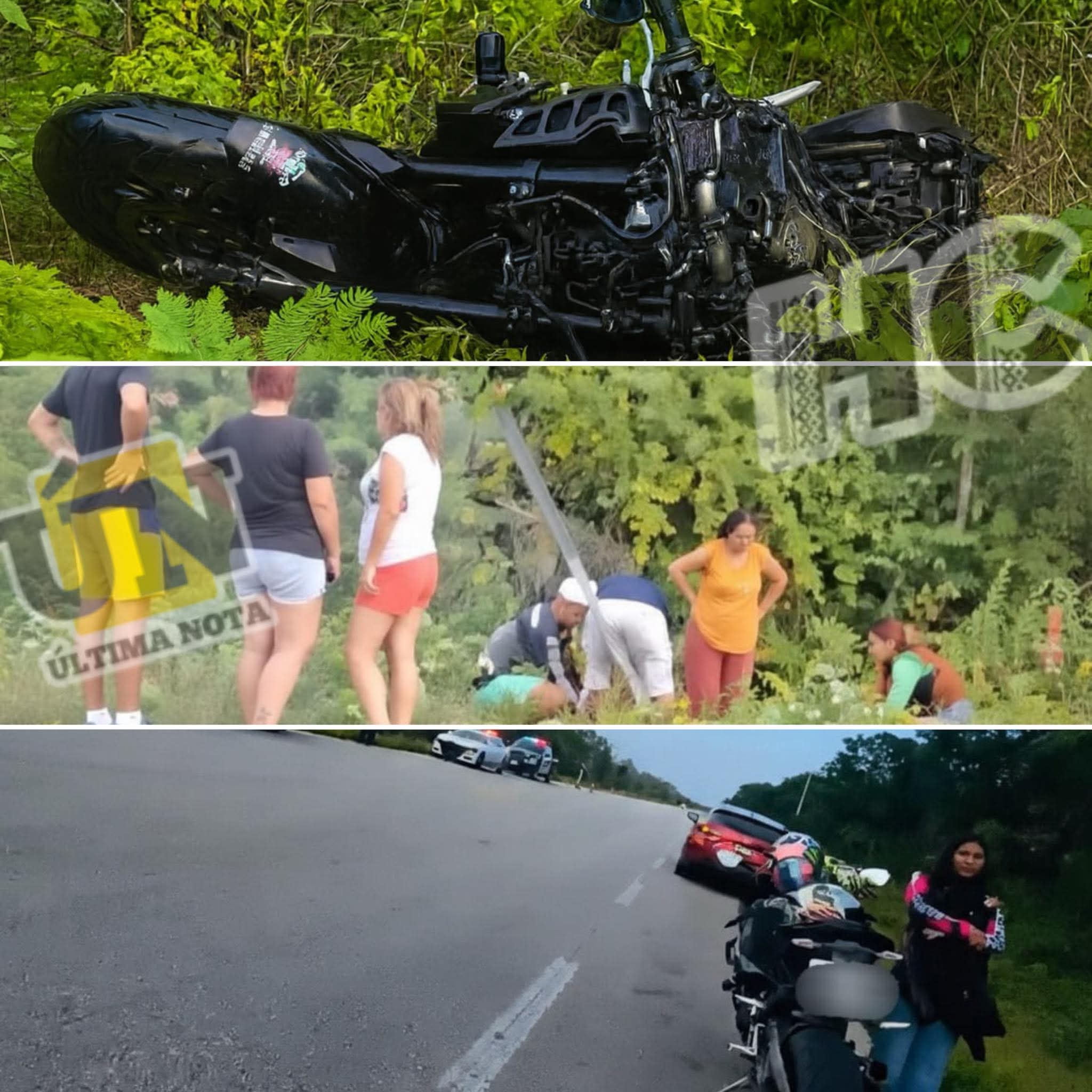 Fuerte accidente en Felipe Carrillo Puerto: Mociclista pierde un brazo.