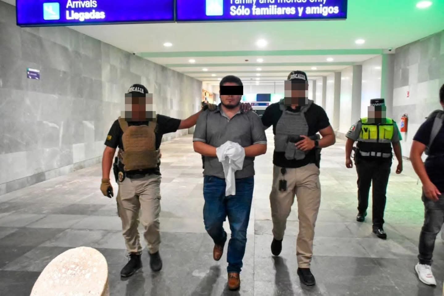 Se escondía en Tabasco: Detienen a presunto responsable del triple h0m1c1d10 de taxista en Playa del Carmen.