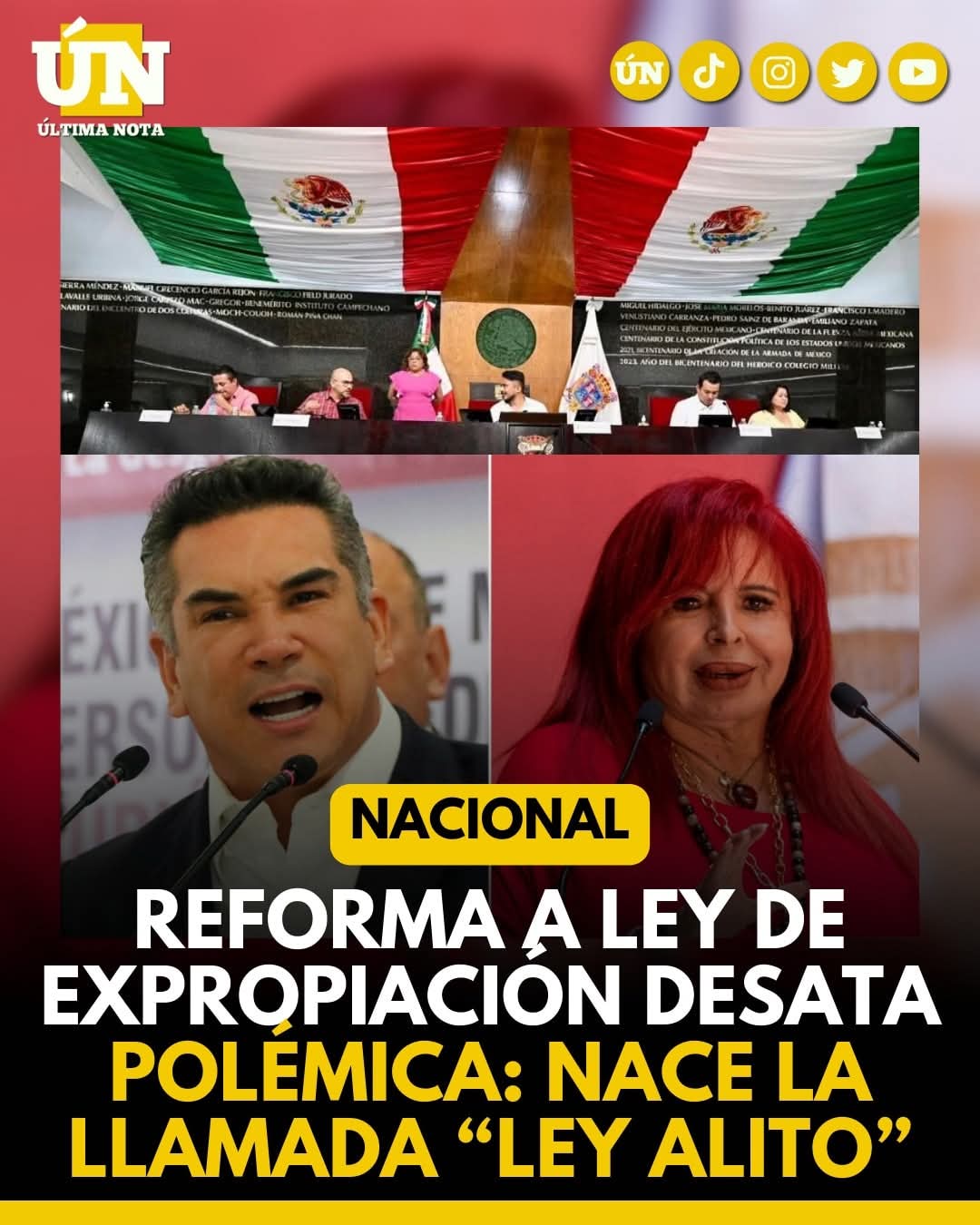 Reforma a Ley de Expropiación desata polémica: nace la llamada “Ley Alito”.