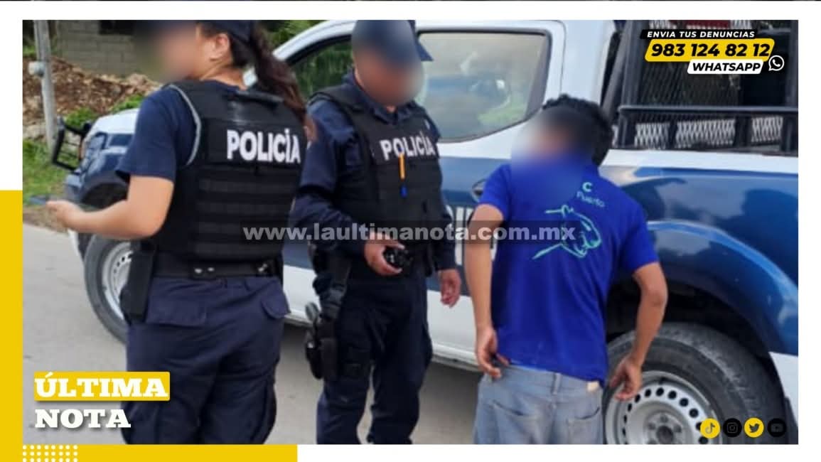 Hombre en estado etílico resulta g0lp34d0 con objeto sólido en la colonia Emiliano Zapata II.