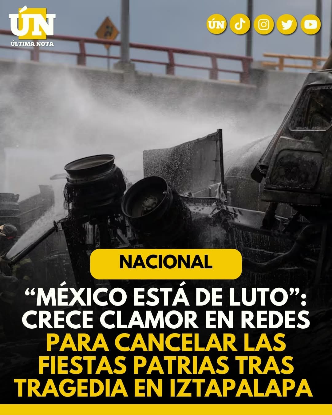 México está de luto”: crece clamor en redes para cancelar las Fiestas Patrias tras tragedia en Iztapalapa.