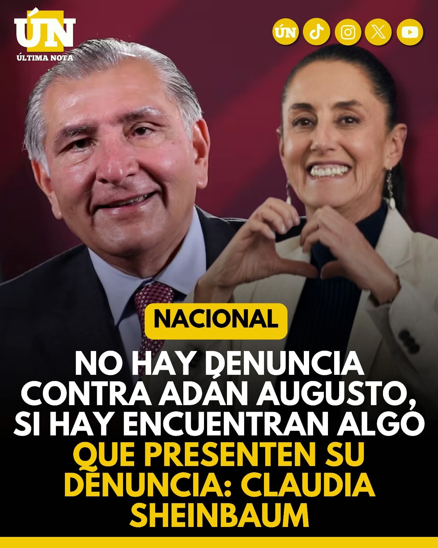 “No hay investigación contra Adán Augusto… hasta el momento”: la declaración que desató polémica nacional.