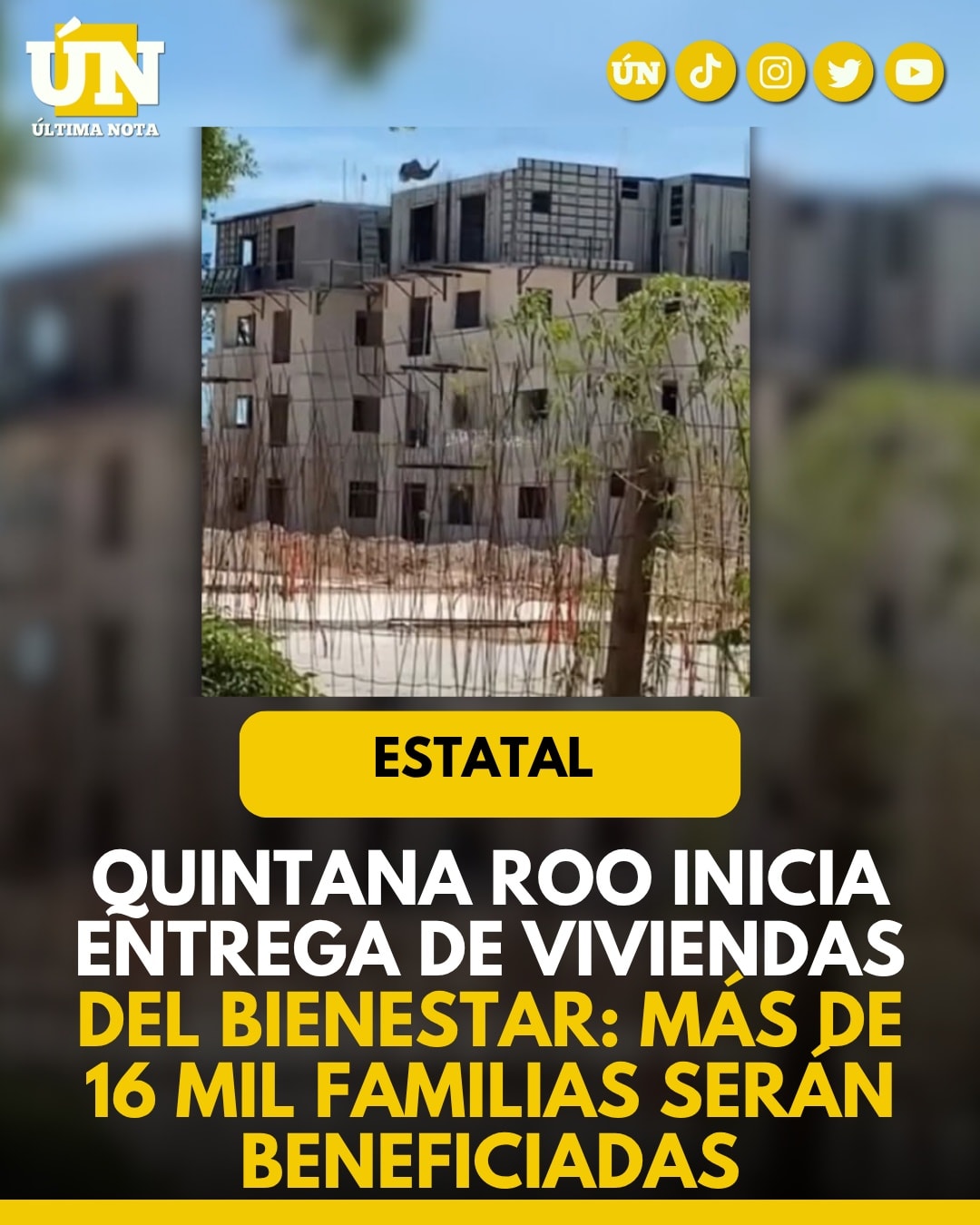 Entregarán las primeras “Viviendas del Bienestar” en Quintana Roo este octubre.