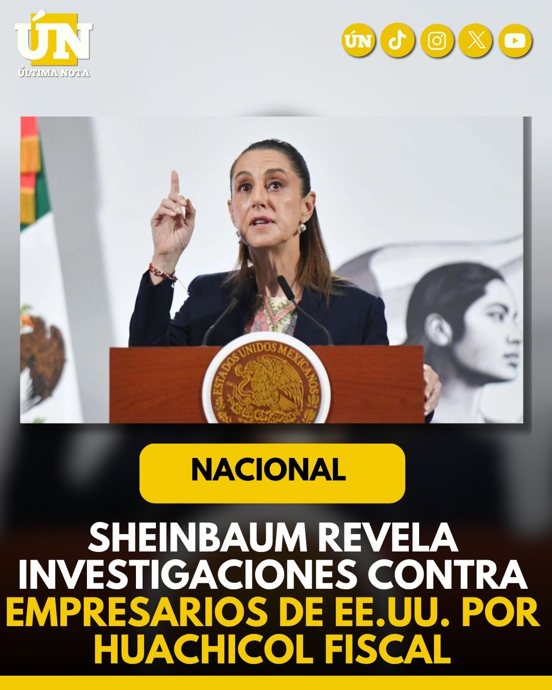 Sheinbaum destapa red de empresarios de EE.UU. implicados en ‘huachicol fiscal.