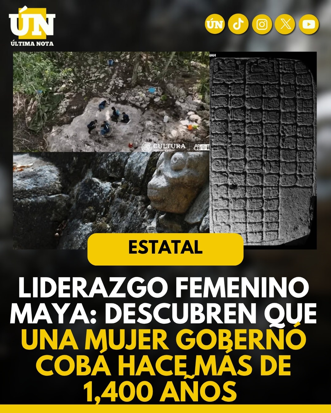 Liderazgo Femenino Maya: Descubren que una Mujer Gobernó Cobá hace Más de 1,400 Años.