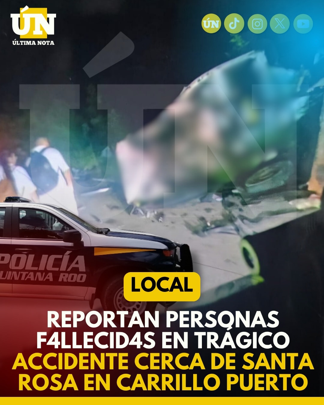 Una persona habría mu3rt0 en fuerte accidente cerca de Santa Rosa.