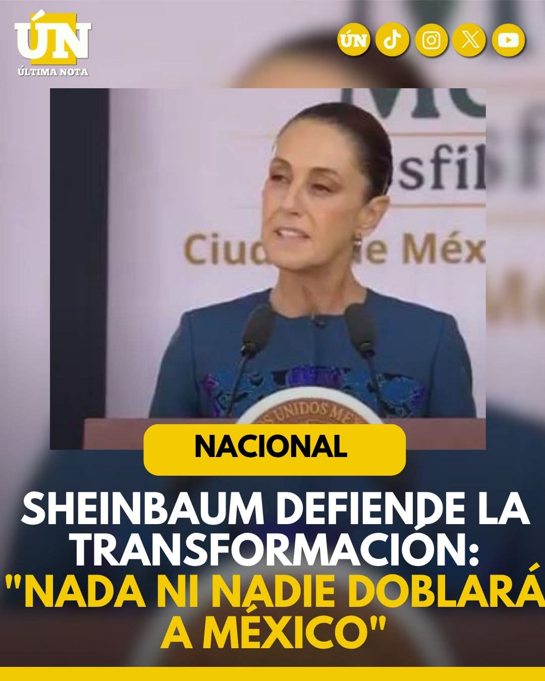 Sheinbaum: “México no volverá a caminar hacia atrás”; llama a rechazar la vi0l3nc1a.