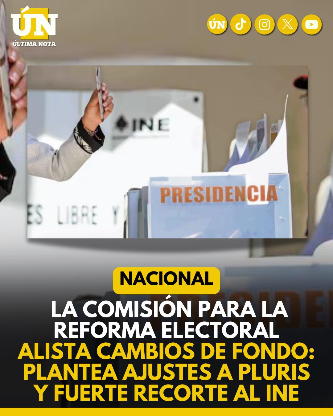 La Comisión para la Reforma Electoral alista cambios de fondo: plantea ajustes a pluris y fuerte recorte al INE