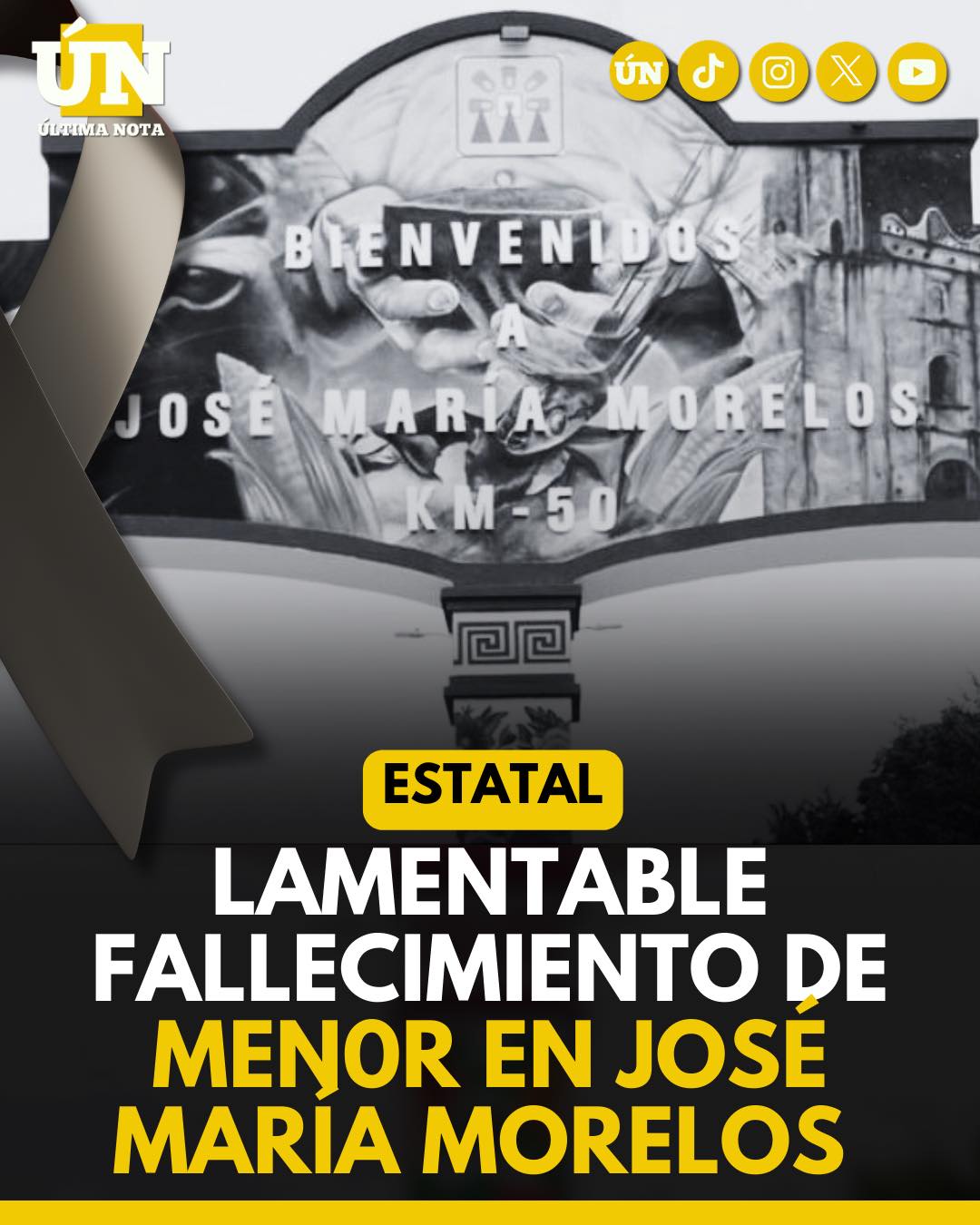 Lamentable fall3cimient0 de mEn0r en José María Morelos