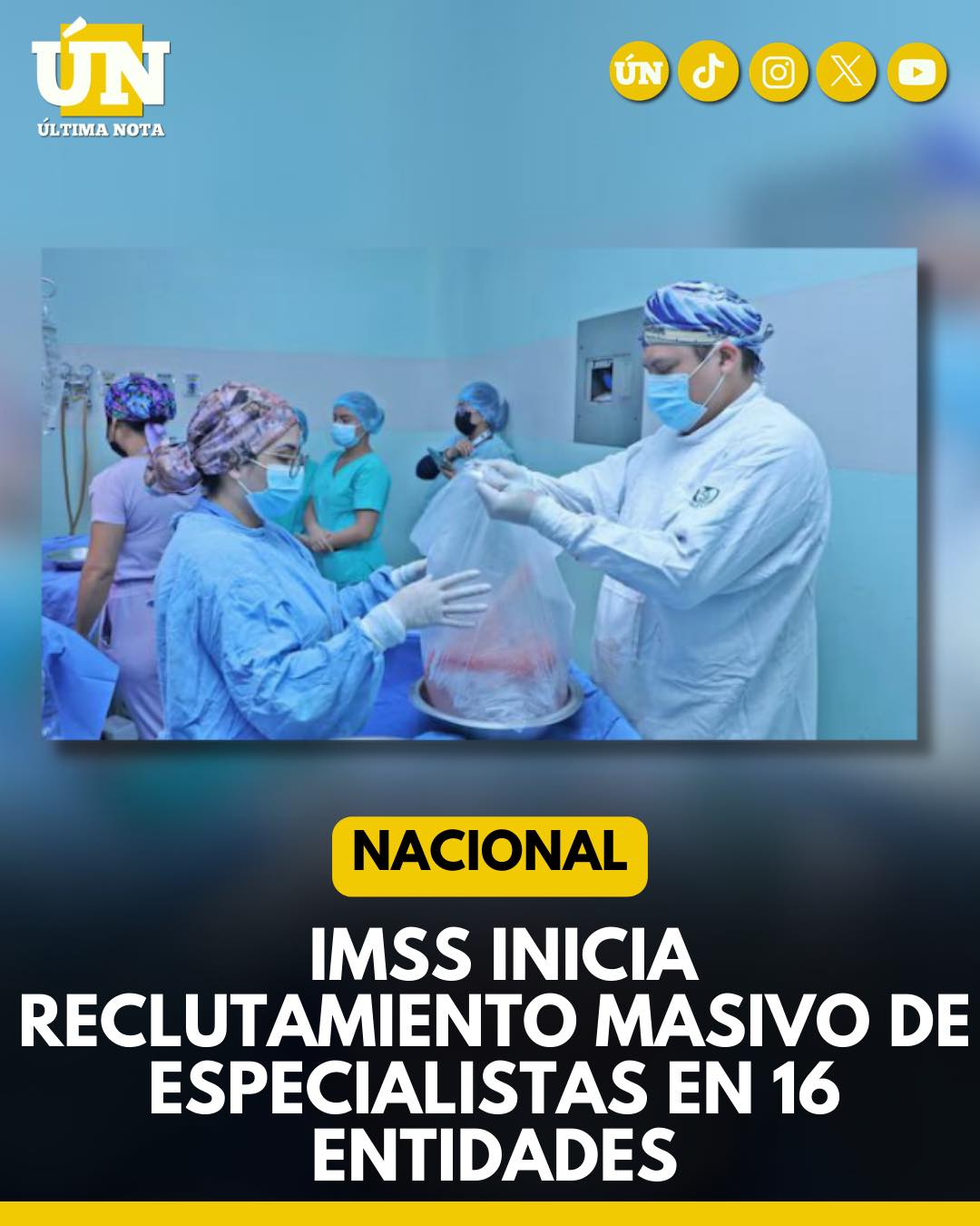 IMSS inicia reclutamiento masivo de especialistas en 16 entidades