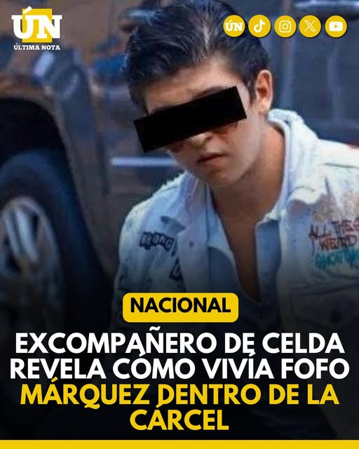 Excompañero de celda revela cómo vivía Fofo Márquez dentro de la cárcel.