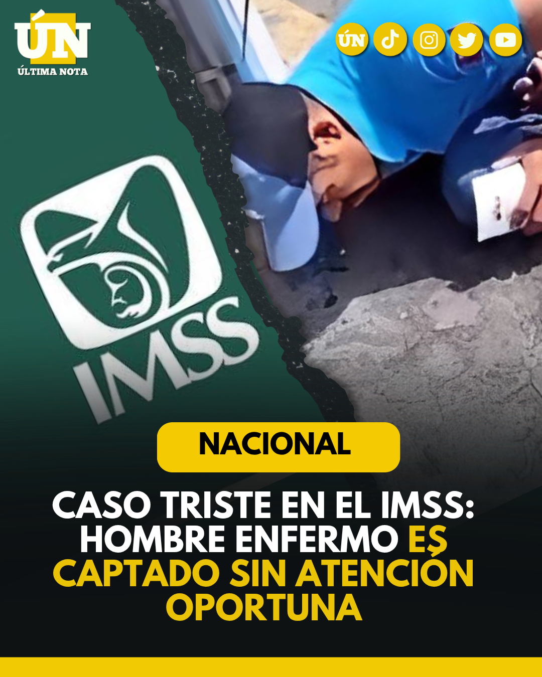 El caso de un hombre enfermo en las instalaciones de la IMSS en Aguascalientes generó polémica.