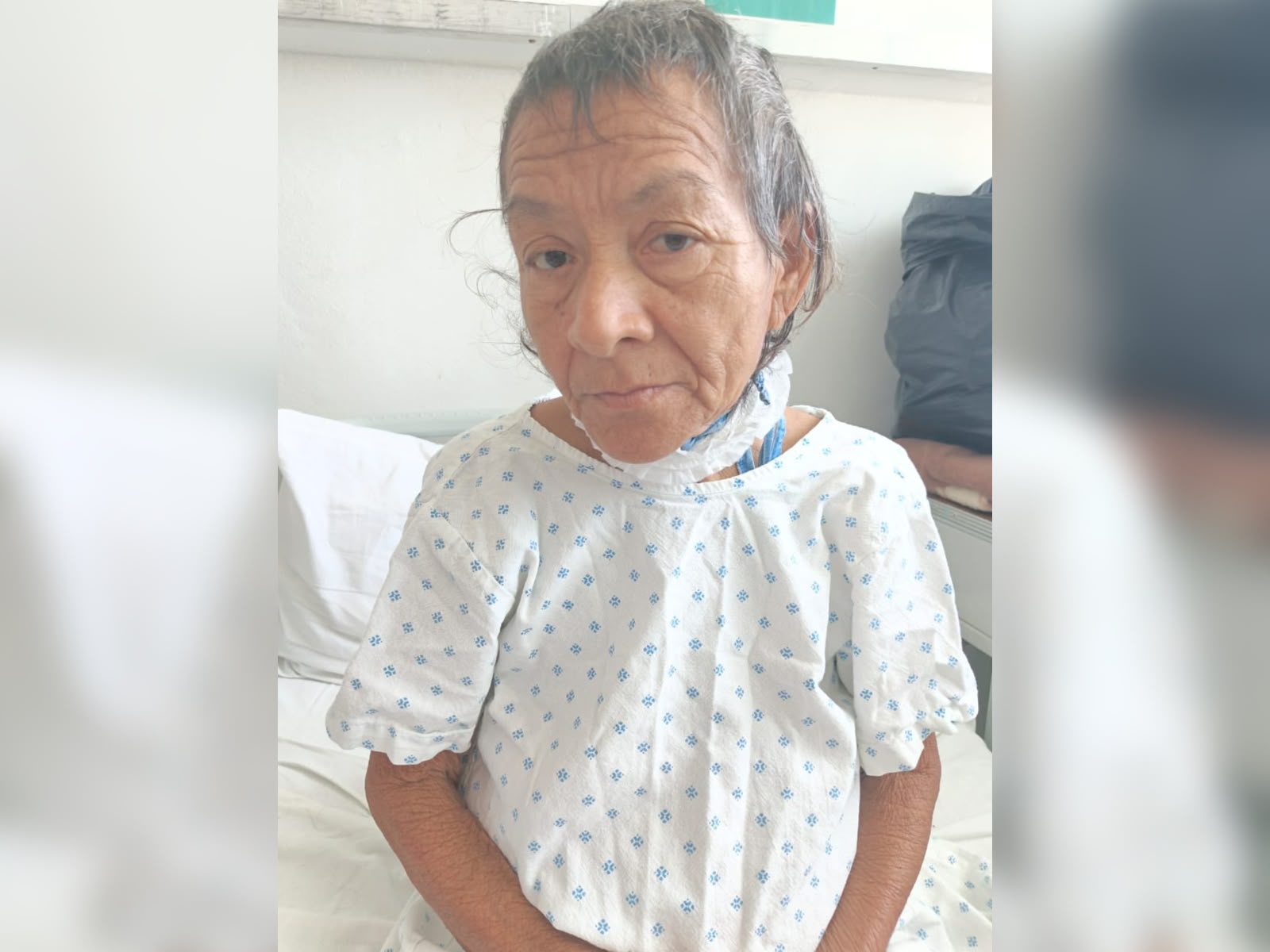Dos meses esperando que alguien vaya por ella: doña Pilar sigue en el hospital