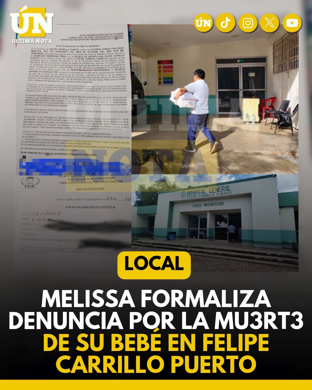 Tras lo sucedido, los familiares anunciaron que acudirían a las instancias legales para que se investigue una posible negligencia médica y se determine si hubo irregularidades en la atención hospitalaria