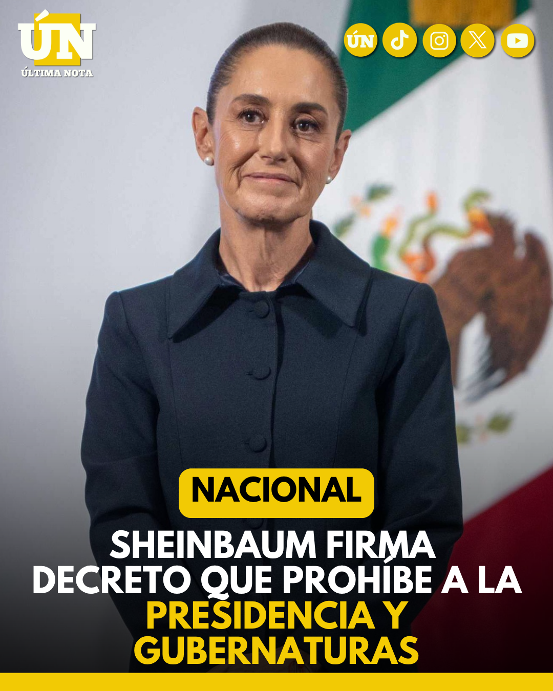 Sheinbaum firma decreto que prohíbe doble nacionalidad a aspirantes a la Presidencia y gubernaturas